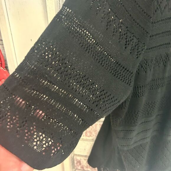 Notation Ladies Size 2x Black Cardigan - Picture 2 of 7